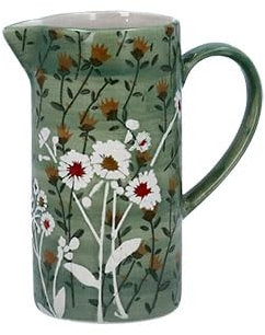 Gisela Graham Green Wild Daisy Serving Jug - Small