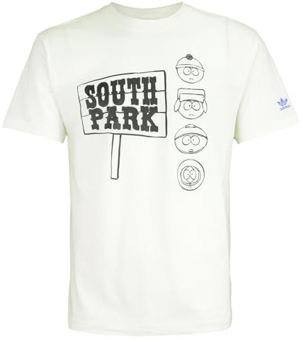 adidas Originals South Park Herren T-Shirt Baumwolle Weiß, Weiß, S