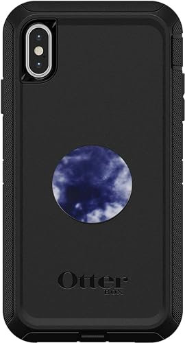 OtterBox + Pop Defender Series Case for iPhone Xs MAX - Non-Retail Packaging - Black with Dye Hard Pop