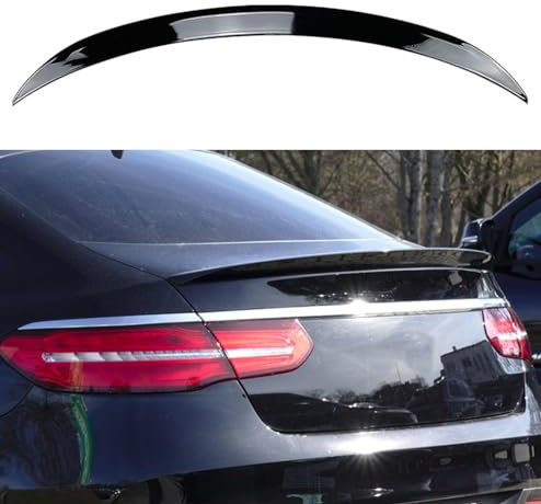 QuTbag Auto Heck Heckklappe Kofferraum Dachverkleidung Lip Spoiler Trunk Top Wing,Auto Heckspoiler,für Mercedes-Benz GLE Coupe C292 AMG 2015-2019,Black