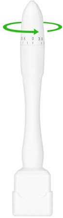 PVFZXS Derma Stamp 0-3mm Einstellbar, Microneedling Stamp Mit 100 Titanium Pins, Dermastamp Für Haare, Bartwuchs, Gesicht, Körper, Professionelle Anti-Aging Microneedling Stempel