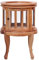 Kangmusi Vitrinenschrank Natur 50 x 50 x 76 cm Massivholz Mahagoni, kangmusi283844