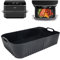 Molde de silicona para COSORI Freidora de Aire Dual Blaze TwinFry 10L, Accesorios reutilizables Freidora de Aire insertos de silicona para COSORI Dual Blaze TwinFry 10L CAF-TF101S-AEU