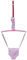 Ausla Baby Jumping Chair, für 6-24 Monate, Einstellbare Höhe Tür Baby (PINK)