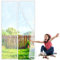 Zanzariera Porta Finestra, 285x235cm Zanzariere Magnetiche per Porte Finestre, Tenda Zanzariera Porta Finestra, estensibile JPP1k Bianco