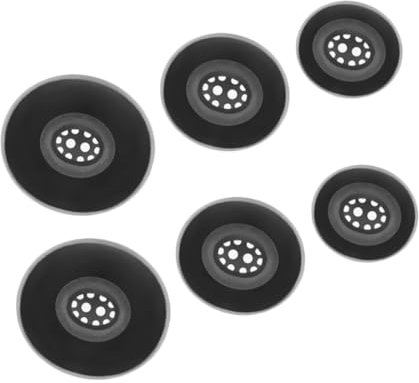 6 pezzi di auricolari in silicone per Redmi Buds 4 Active TWS auricolari auricolari punte tappi per le orecchie (Nero)