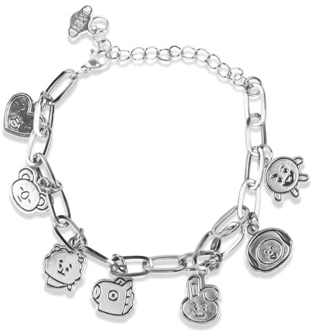 BGNXHYB B-T-S Armbänder, B-T-S Kpop AnhäNger Armband, Verstellbar ArmbäNde, Für B-T-S Fans Geschenke