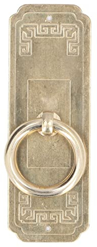 SIXRUN Chinesische Bronze -Garderobe Ziehen Sie den Eleganten Messing -Türgriff für Klassische Küchenschränke und Schränke (10 cm langes Messing -Schraubenfixierungsmodell)