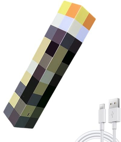 KUWUNG Lámpara Antorcha Lámpara de Pared 4 Colores, Lámpara de Noche Recargable LED Mano/Soporte de Pared Iluminación Regalos para Niños