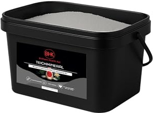 BHK – Teichmineral 3kg – Teichklar für Gartenteich & Fischteich – Natürlicher Teichwasseraufbereiter mit Tonmineral – Für klares Wasser & stabile Wasserwerte