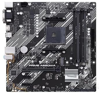 Placa Base Fit For ASUS Prime A520M-A A520 DDR4 con Socket AM4 Placa Madre