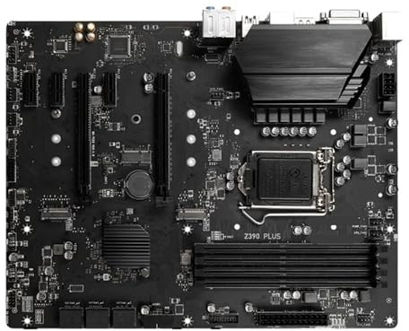 for Z390 Plus Motherboard 128GB Unterstützung 9th Generation CPU LGA 1151 DDR4 ATX Z390 Board for MSI, Replacement Part