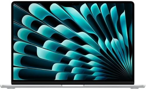 Apple 13 MacBook Air Laptop, M5 Chip mit 10‑Core CPU und 10‑Core GPU: Entwickelt für KI, 13,6 Liquid Retina Display, 16 GB, 1 TB SSD, 12MP Center Stage Kamera; Silber, QWERTY Tastatur