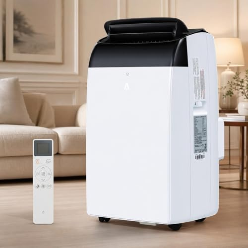 Mobiles Klimagerät 10000 BTU, Klimaanlage Mobil Ohne Außeneinheit, 4-in-1 Kühlen, Entfeuchten, Ventilator, a++ Energieeffizienz, R290 Kältemittel, Follow-Me-Funktion, Leise, Für Räume Bis 45 M²