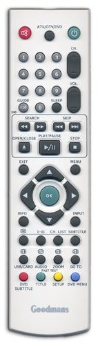 Original Remote Control for Goodmans GTVL19W17HVFW