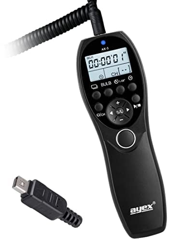 Ayex Timer Remote Shutter Release for Canon EOS 60D, 600D, 550D, 500D and 450D.