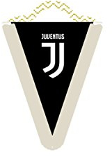 Giemme Artikel – Wimpel Weiß Juve Juventus cm 38 x 30 Offizielle