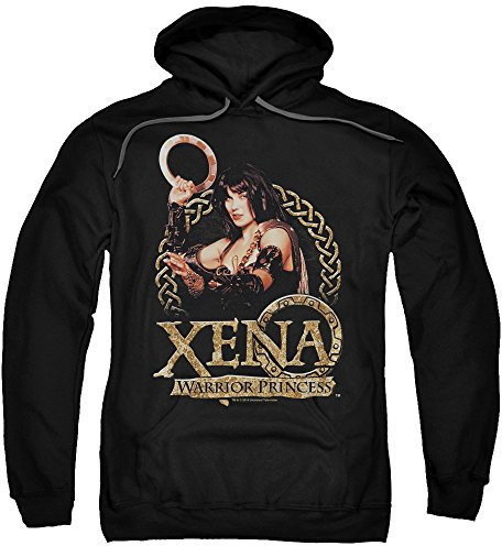 Xena: Warrior Princess - Herrenlizenzkapuzenpulli, Medium, Black