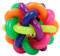 Generic Haustier Hund Katze Spielzeug Regenbogen Gummi Runde Kugel Mit Tier Spielzeug Ball Glocke Welpen - 5.5cm