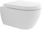 Alpenberger Hängetoilette Dusch-WC mit Integrierter Bidet Taharet Funktion | Keramik Toilette mit Verstellbarer Edelstahlkopfdüse | Wand WC Spülrandlos & Abnehmbarer D-Form WC-Sitz | Made in Europa