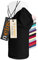 npluseins Jersey-Kissenhülle für Nackenrollen in 17 Farben - 100% Mako-Baumwolle - Einheitsgröße ca. 40 x 15 cm, Bezug in schwarz