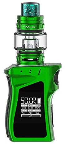SMOK MAG BABY KIT 50W with TFV12 Baby prince Sub-ohm Tank Atomizer ohne Nikotin (Green Black)