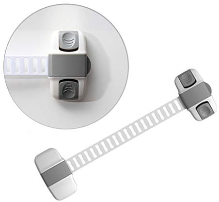 Toddmomy 8pieza Cerradura De Seguridad Multifunción Antipellizcos Para Guardarropa Para Bebés y Pequeños Fabricada Material Resistente