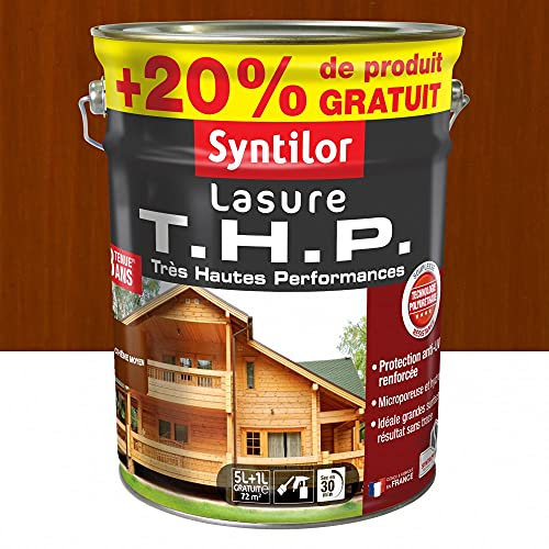 Lasure SYNTILOR Thp +20% 8 ans chêne moyen satiné 6 l
