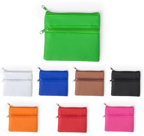 ANTEVIA - Porte Monnaie avec Double Poche léger et Robuste | Plus DE 20 MODÈLES | Homme Femme | Couleur : Vert (Ralf Vert)