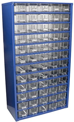 KOTARBAU® Werkstatt-Aufbewahrungsbox mit Schubfächern 306x551x155 Sortierkasten 60K Kleinteilemagazin Metall