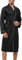 Bresdk Morgenmantel Herren Satin Kimono Robe Lang Leichter Bademantel für Männer