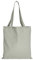 TEXXILLA Baumwolltasche - OEKO-TEX 100 zertifiziert | mit zwei langen Henkeln | 38x42cm | Jutebeutel | Einkaufstasche | unbedruckt, Farbe:grau