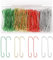 200pcs Christmas Ornament Hooks, 2.4x0.5 inch C Shaped Christmas Tree Ornament Hooks with Storage Box Bendable Metal Hooks Ornament Hangers Hooks for Christmas Decoration (Colorful)