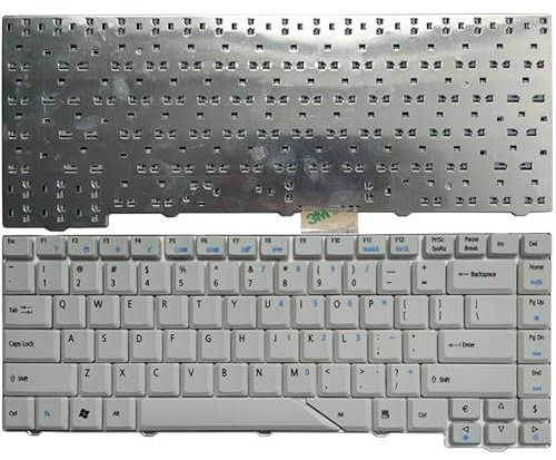 NUOVA tastiera del computer portatile DEGLI STATI UNITI for Acer Aspire 5710 5715 5715Z 5720 5720G 5720Z 5720ZG 5910 5910G 5920 5920G 5920ZG 5930 5930G 5930Z (Color : Wit)