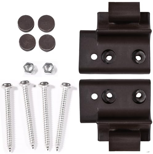 VHEUHZ Braas Atelier Dachfenster Griffhebel Ersatzteile Fenstergriff Braun Kompatibel mit Braas Atelier Fenster Griffkonsolen Set AF 86 BA