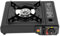 HarBin-Star Campingkocher, 2500W Gaskocher mit Auffangschale & Topfständer, Außengrill, 34 x 26 x 8cm, Flüssiggas & Butan