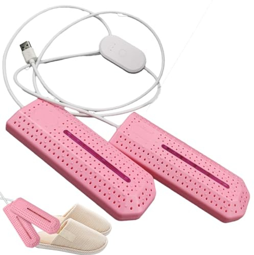 Sèche-chaussures portable, désodorisant USB avec chauffage à 360 degrés, Sèche-pieds portable avec minuteur, séchage rapide pour chaussures, gants, bottes, , Consulte la descripción