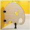 Kinder-Urinal-Trennwand, Toiletten-Trennwand, Sichtschutz, Cartoon-Urinal-Trennwand, einfach zu installierende wandmontierte Urinal-Trennwand, langlebige Holzplatten (Größe: 2 Stück)