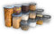Vorratsdosen mit Deckel luftdicht diverse Sets Küchenorganizer BPA frei stapelbare Vorratsbehälter für sämtliche Lebensmittel wie Zucker Mehl und Müsli (Sparset (12er-Set) & 1x HLKauf-Block)