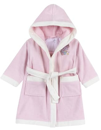 Chicco, Kinder Bademantel für Jungen und Mädchen, Aus Weichem Frottee 100% Baumwolle, mit Kapuze und Gürtel, Designed in Italy