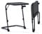 MEUBLE COSY Petit Bureau Pliant Hauteur réglable Table d'Ordinateur Portable sans Assemblage Requis Poste de Travail Pliante Plateau Inclinable pour Petits Espaces, Noir