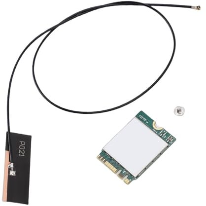 Annadue WiFi 6 WiFi Tarjeta, M.2 NGFF WiFi 6 Tarjeta Bluetooth 5.2 2.4G/5G 900Mbps Tarjeta de Red de Laptop con Antenas, RTL8851Be Chipset, Admite Wins 10/11