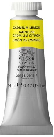 Winsor & Newton 14 ml Tube Professional Water Colour Paint, Cadmium Lemon
