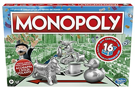Hasbro 0122 C1009 456 Kinder und Erwachsene – Sorgfältige Simulation – Brettspiel (sorgfältige Simulation, Kinder und Erwachsene, Jungen/Mädchen, 8 Jahre, 99 Jahre, drinnen), Italienische Version