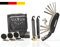 Fahrradwerkzeug - Praktisches Fahrrad Werkzeug- und Reparatur Set - Flickzeug mit 16-in-1 Multitool, Ventiladapter & Aufbewahrungstasche - Fahrradflickzeug - Reparaturset - Reifenflickzeug