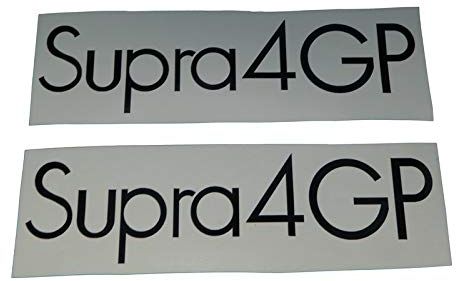 Hercules Supra 4 GP Bj.1981-83, Sticker/Schriftzug für Seitenverkleidung/-Deckel, zum Restaurieren von Lack & Verkleidung. Motorrad Emblem Alternative