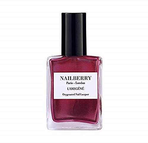 Nailberry L'Oxygéné Oxygenated Nail Lacquer | Mystique Red, 15ml | Polish for a Healthier Manicure & Long Lasting Colour | 12-Free, Vegan, Halal, Cruelty & Gluten Free
