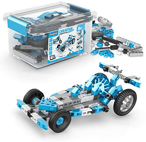 Engino - Creative Engineering STEM Toys, 30 Modelle, lustiges Lernspielzeug für Kinder ab 7 Jahren, Konstruktionsspielzeug für Erfinder, Geschenk für Jungen und Mädchen