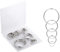 Mr. Pen- Binder Rings, Loose Leaf Binder Ring, 36pc, Assorted Sizes, Book Binder Rings, Ring Binder Clips, Metal Rings for Index Cards, Rings for Flash Cards, Index Card Rings, Book Rings, Ring Hooks