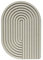 WYE Schneidebrett klein - Curve in Seidengrau (Grau) - Design Küchenbrett multifunktional & nachhaltig spülmaschinenfest - auch als Käsebrett Wurstplatte - aus Holz-Werkstoff Neolign - 26x18cm